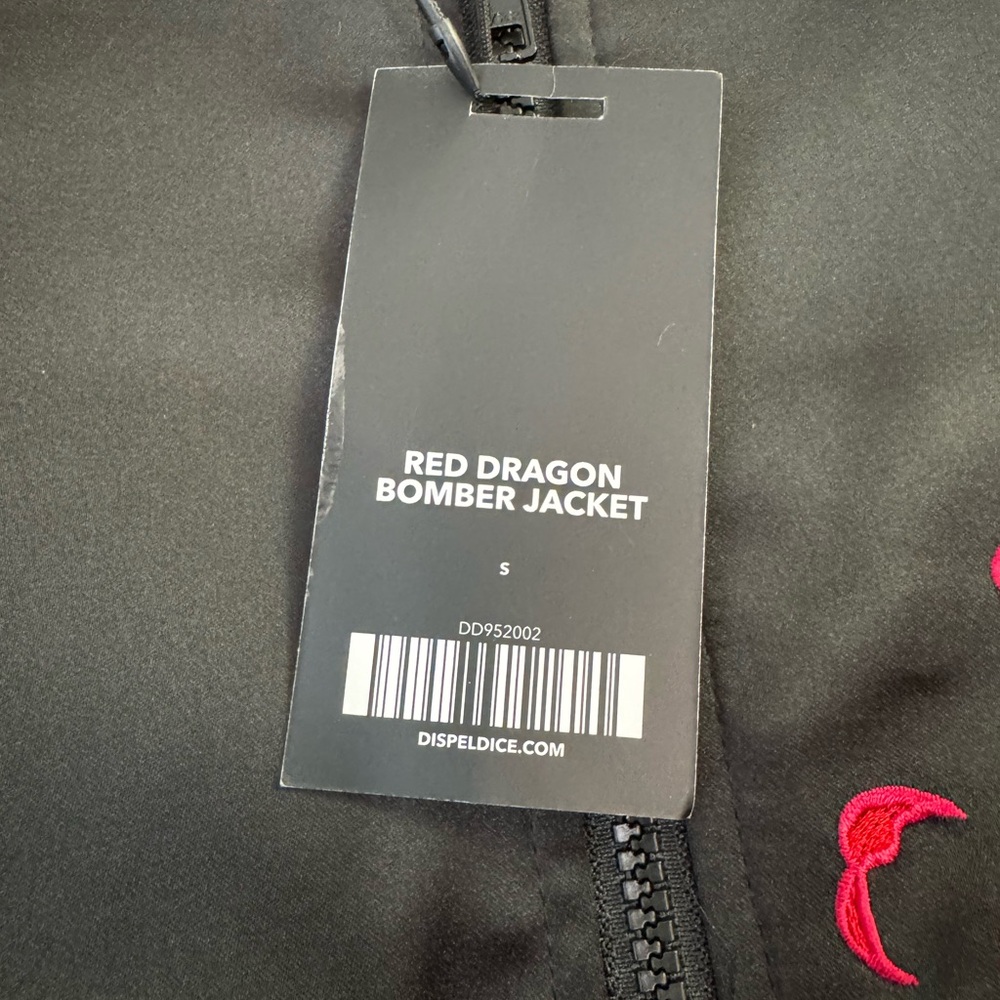 Dispel Red Dragon Sukajan Bomber Jacket Size S Unisex NWT - Picture 12 of 16